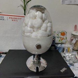 Makeup Pads Cotton Balls Organizer White Big Storage Organizer